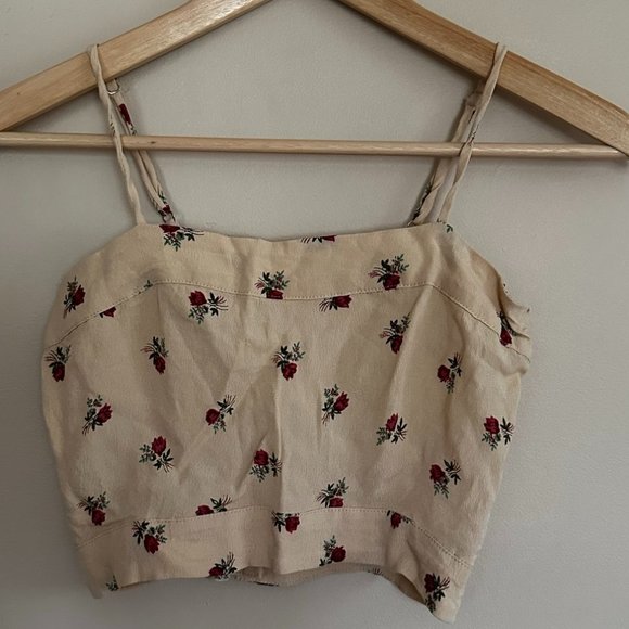 Floral Crop Top - Picture 1 of 5
